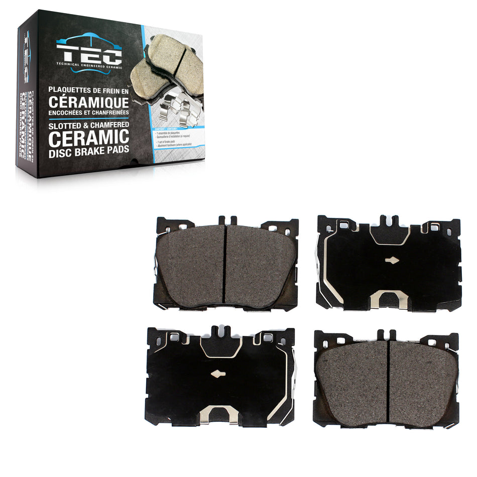 Front Ceramic Disc Brake Pads TEC-1871 For Mercedes-Benz GLC300 C43 AMG GLC43 E450 E300 E53 E400 E43