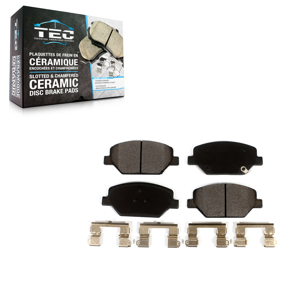 Front Ceramic Disc Brake Pads TEC-1886 For Chevrolet Equinox GMC Terrain Buick Envision Camaro XT4