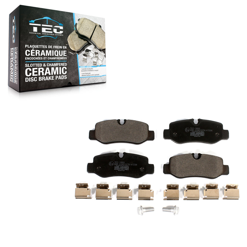 Rear Ceramic Disc Brake Pads TEC-1893 For Mercedes-Benz Metris