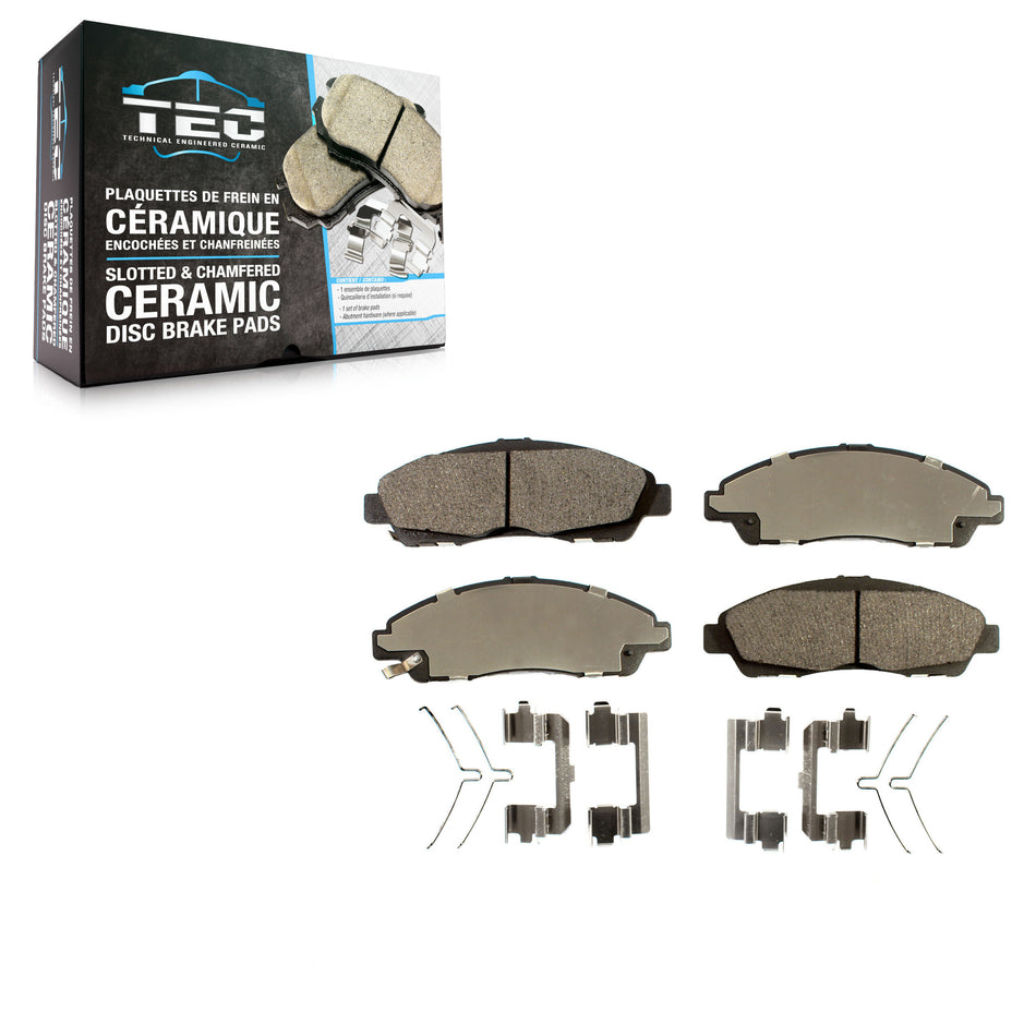 Front Ceramic Disc Brake Pads TEC-1896 For Chevrolet Cadillac XT5 Traverse GMC Acadia Buick Enclave