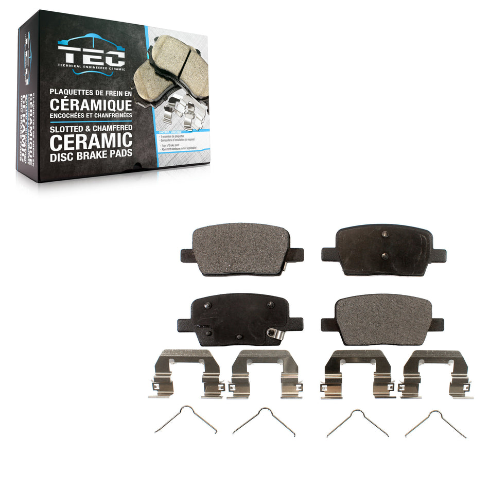 Rear Ceramic Disc Brake Pads TEC-1914 For Chevrolet Cadillac XT5 Traverse GMC Acadia Camaro Blazer