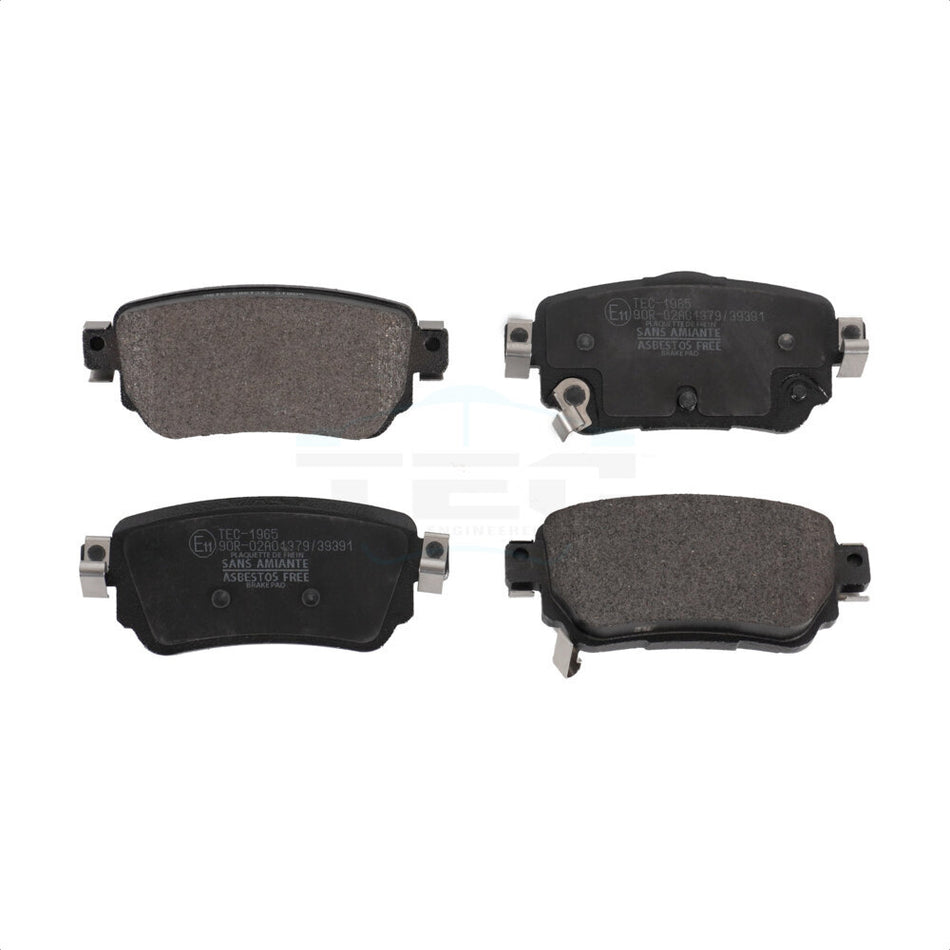 Rear Ceramic Disc Brake Pads TEC-1965 For Nissan Rogue Sport LEAF Qashqai With Electric Parking by TEC