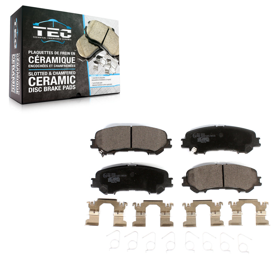 Rear Ceramic Disc Brake Pads TEC-2032 For 2017-2023 Nissan TITAN