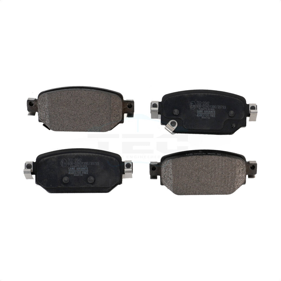 Rear Ceramic Disc Brake Pads TEC-2042 For Mazda 3 CX-3 Sport by TEC