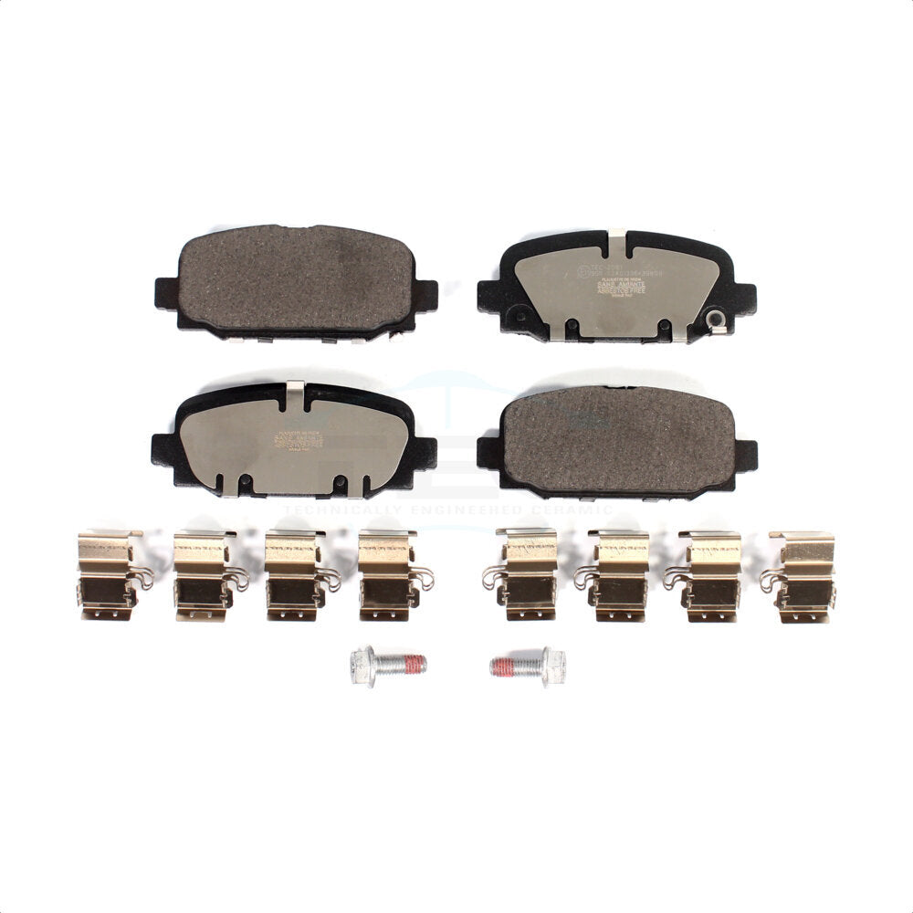 Rear Ceramic Disc Brake Pads TEC-2081 For Jeep Compass by TEC