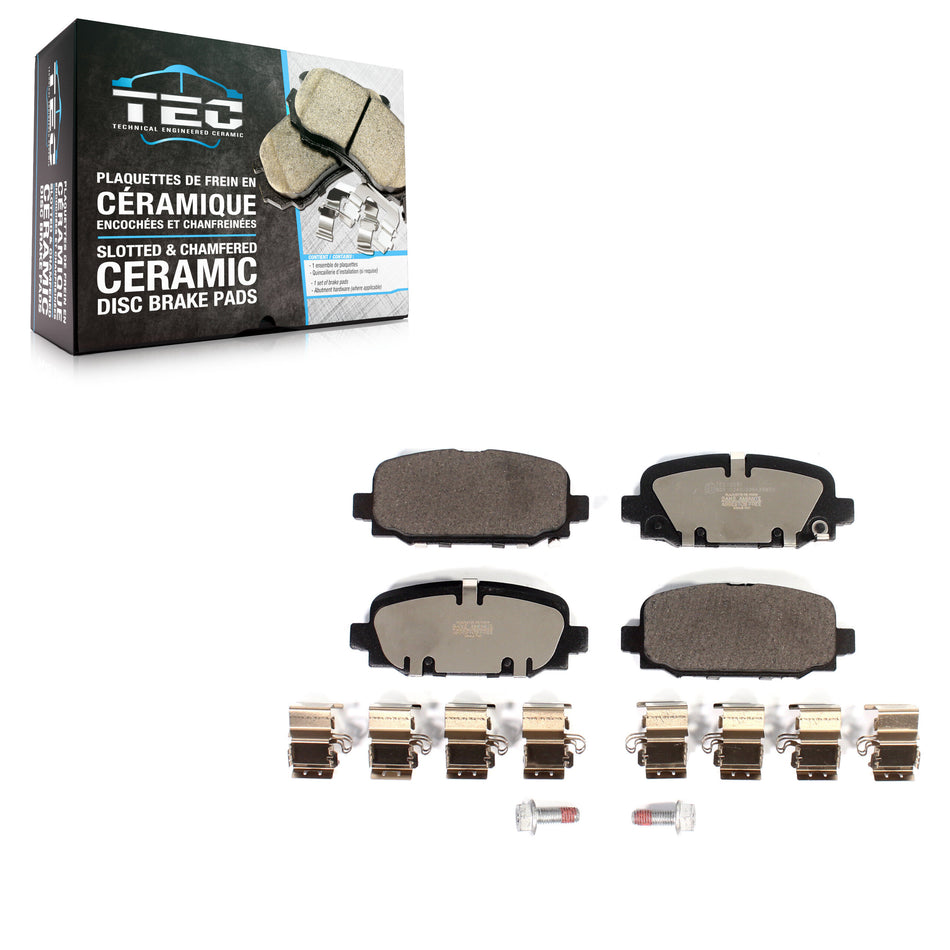 Rear Ceramic Disc Brake Pads TEC-2081 For Jeep Compass