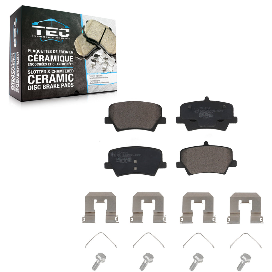 Rear Ceramic Disc Brake Pads TEC-2136 For 2019-2023 Volvo XC40