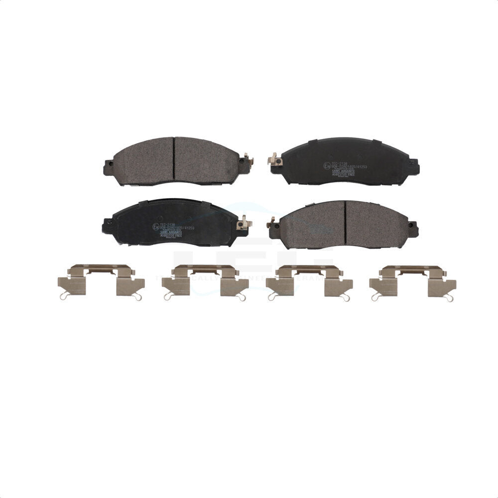 Front Ceramic Disc Brake Pads TEC-2138 For 2018-2022 Nissan LEAF by TEC