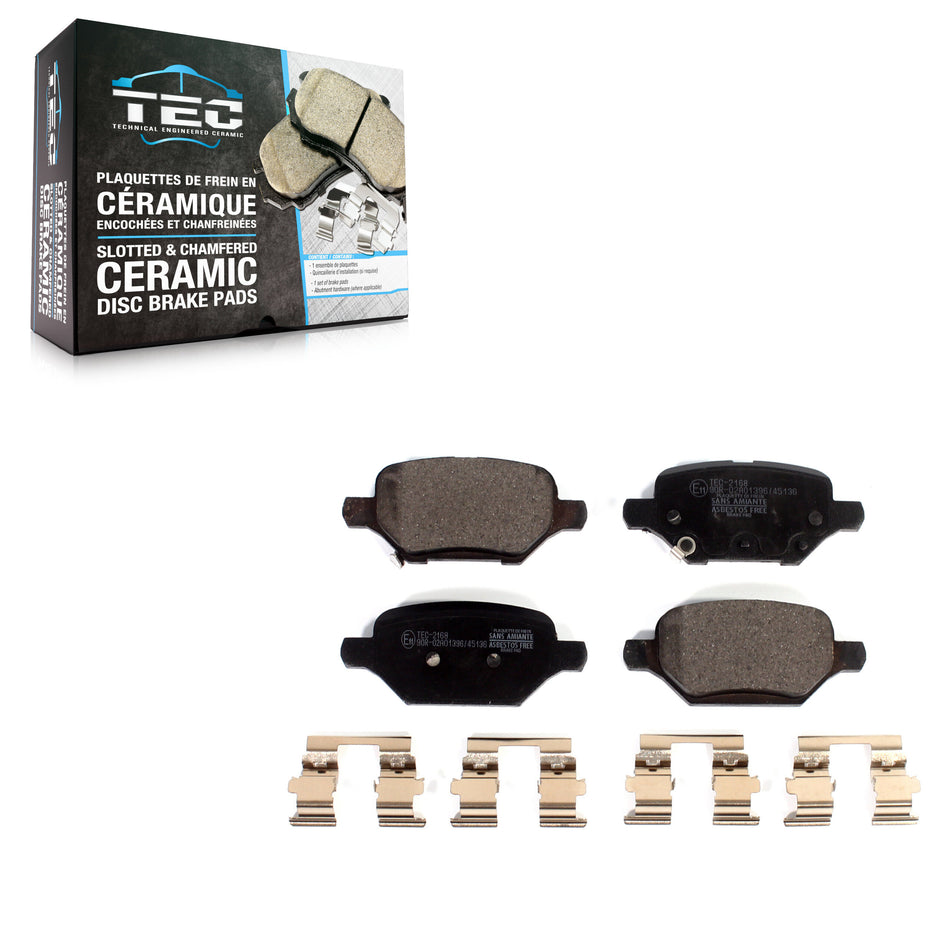 Rear Ceramic Disc Brake Pads TEC-2168 For 2018-2022 Buick Encore Chevrolet Trax