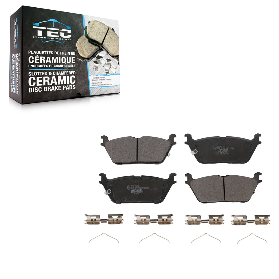Rear Ceramic Disc Brake Pads TEC-2169 For Ram 1500 Jeep Wagoneer Grand L