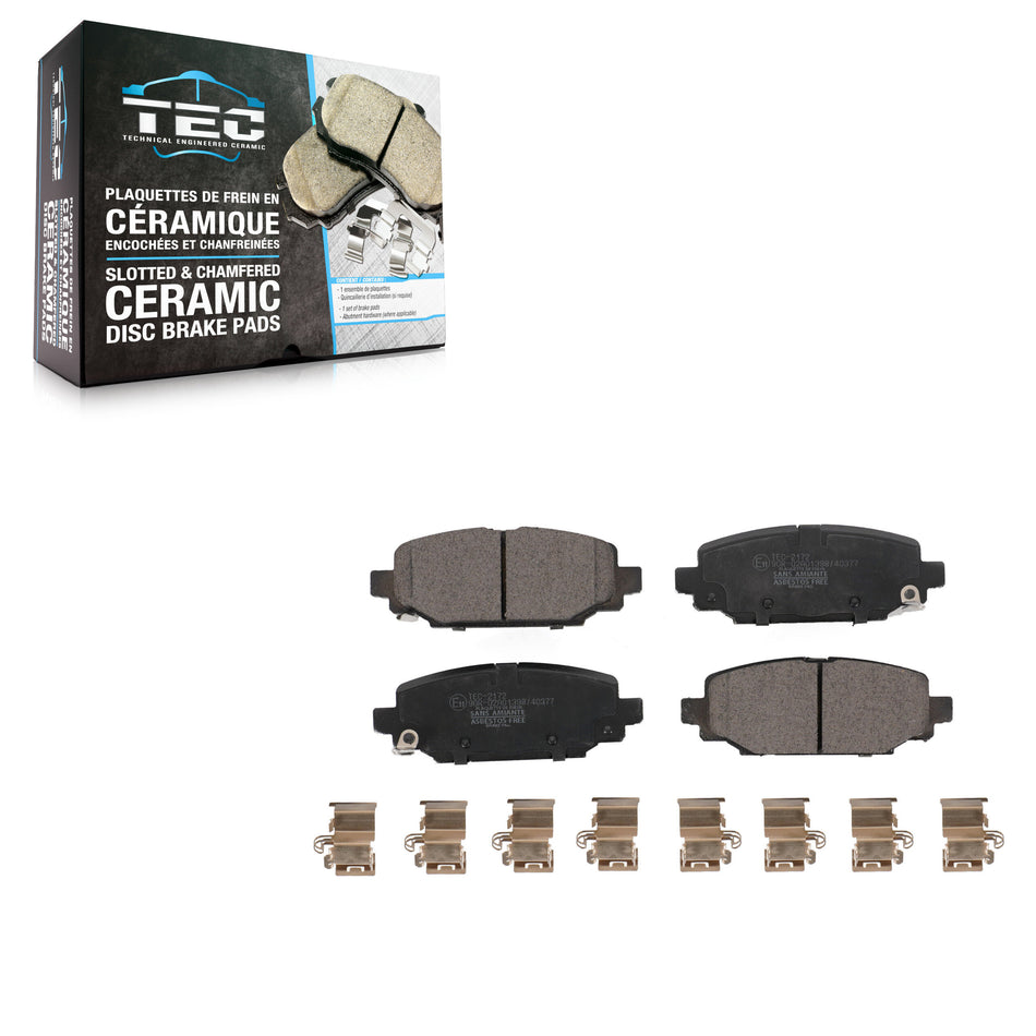 Rear Ceramic Disc Brake Pads TEC-2172 For Jeep Wrangler