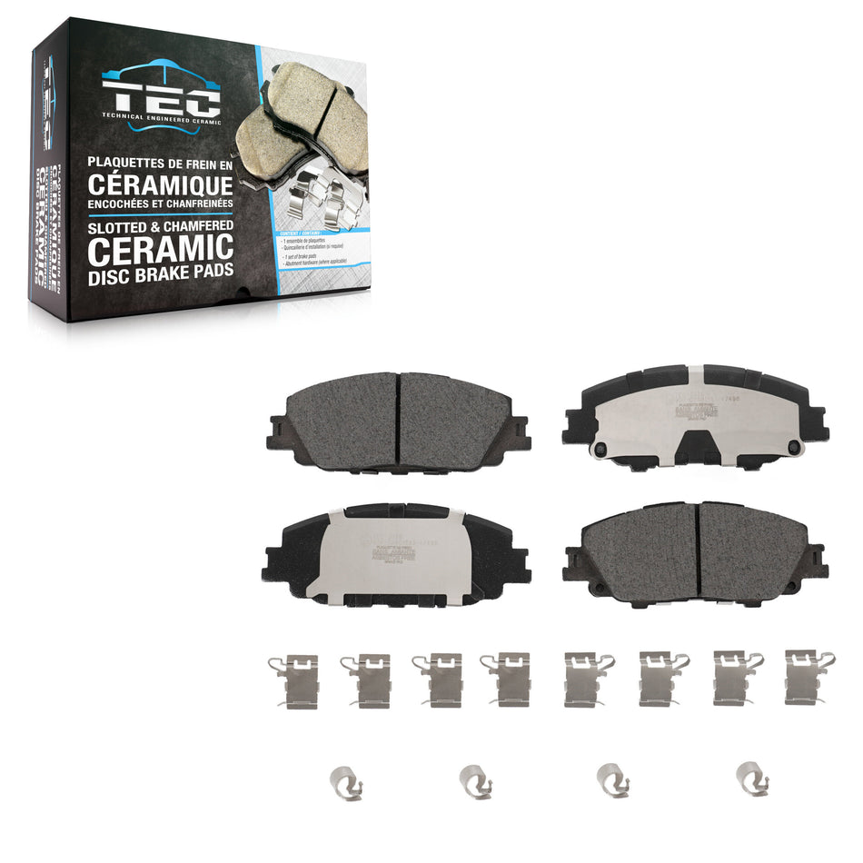 Front Ceramic Disc Brake Pads TEC-2176 For Toyota Corolla Prius Prime