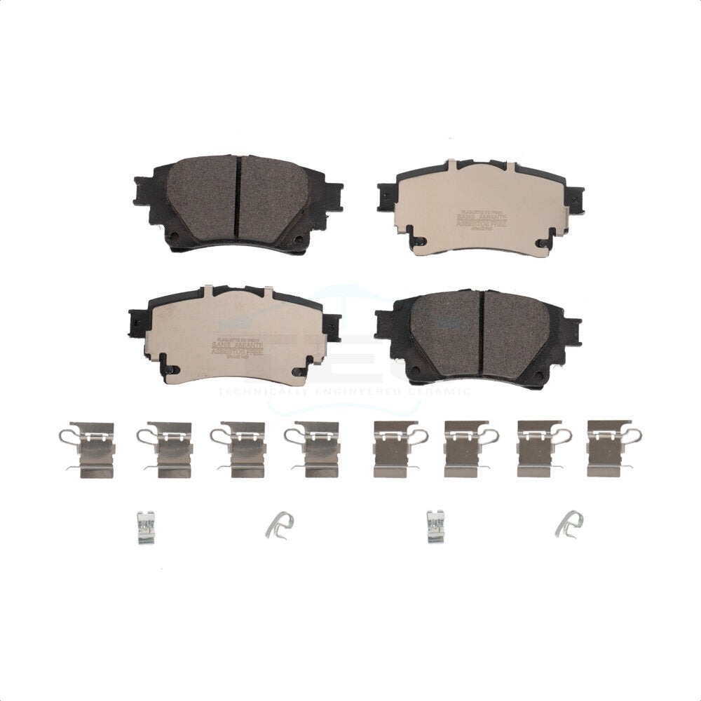 Rear Ceramic Disc Brake Pads TEC-2183 For Toyota Corolla Highlander With Electric Parking by TEC