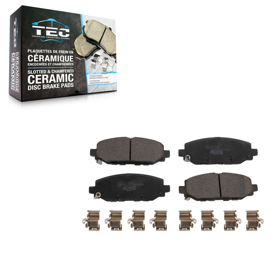 Ceramic Disc Brake Pads TEC-2186 For Jeep Wrangler