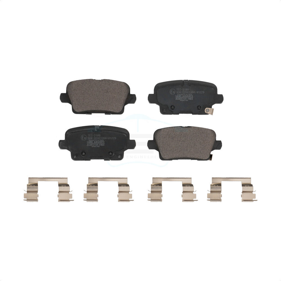 Rear Ceramic Disc Brake Pads TEC-2189 For Cadillac XT4 Buick Regal Sportback Envision by TEC