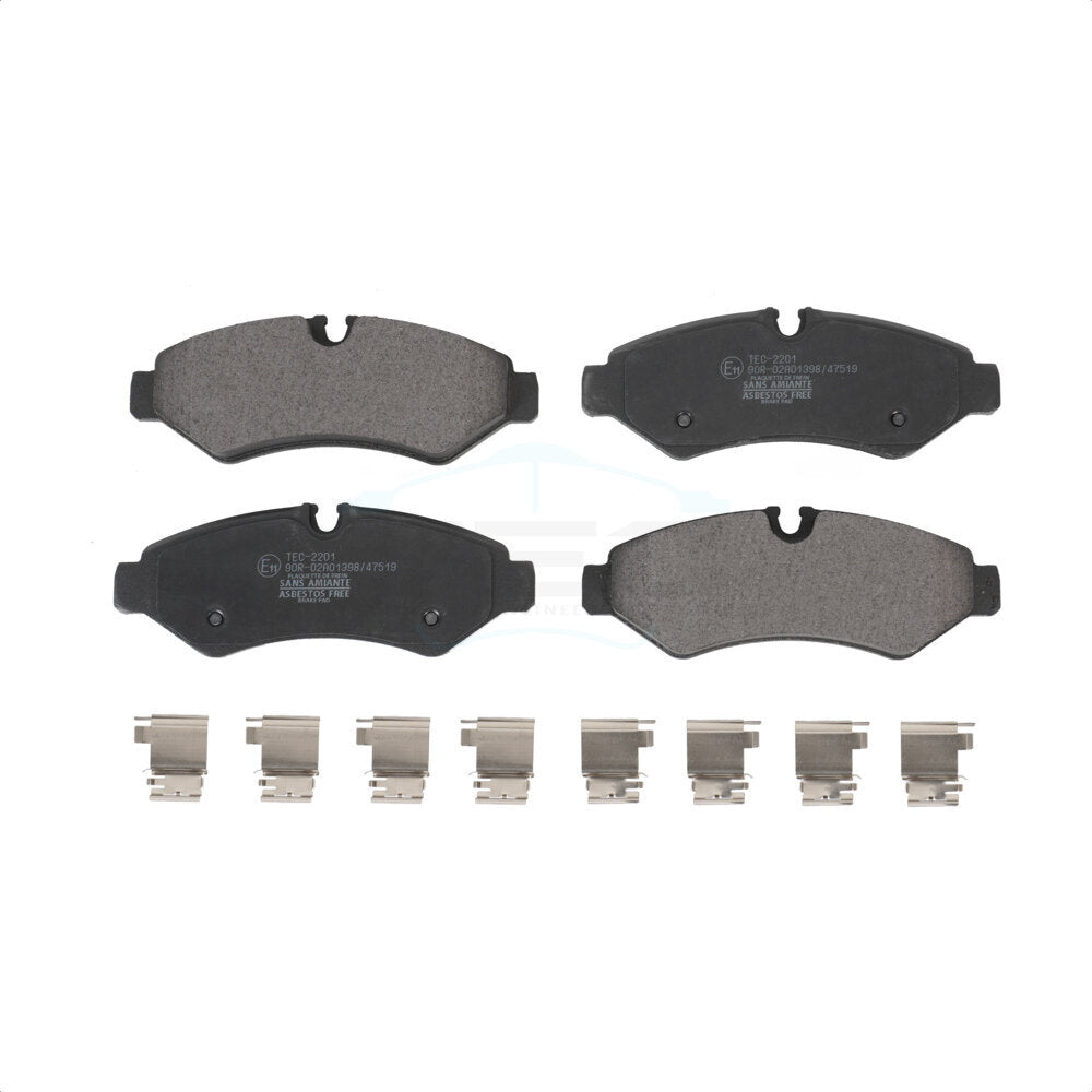 Rear Ceramic Disc Brake Pads TEC-2201 For Mercedes-Benz Sprinter 3500 2500 Freightliner 1500 3500XD by TEC