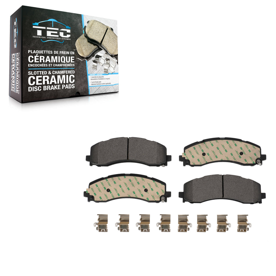 Rear Ceramic Disc Brake Pads TEC-2225 For Ram 2500 3500