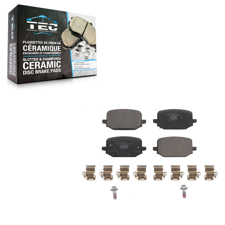 Rear Ceramic Disc Brake Pads TEC-2232 For Ford Explorer
