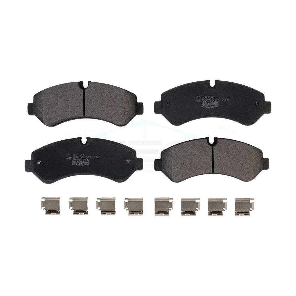 Rear Ceramic Disc Brake Pads TEC-2236 For Freightliner Sprinter 3500 Mercedes-Benz 4500 3500XD by TEC