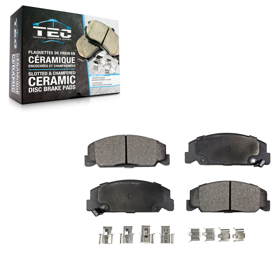 Front Ceramic Disc Brake Pads TEC-273 For Honda Civic del Sol CRX Accord