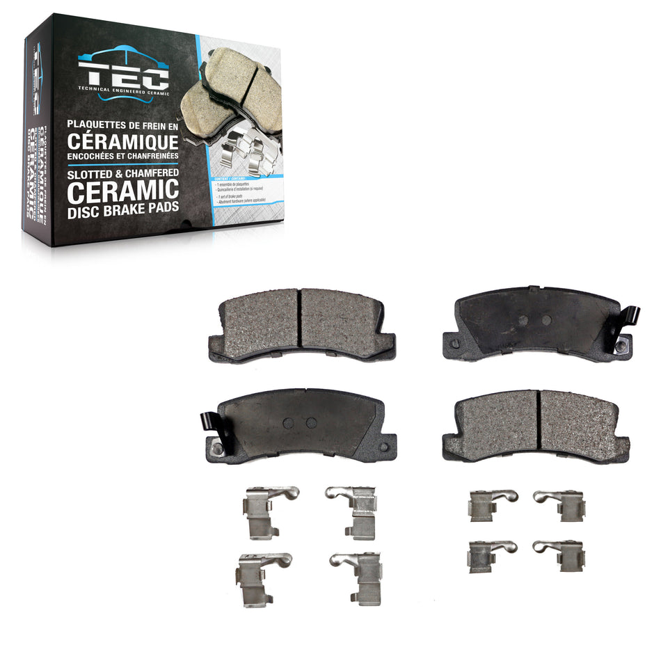 Rear Ceramic Disc Brake Pads TEC-325 For Toyota Camry Lexus RX300 ES300 Solara Celica Corolla ES250
