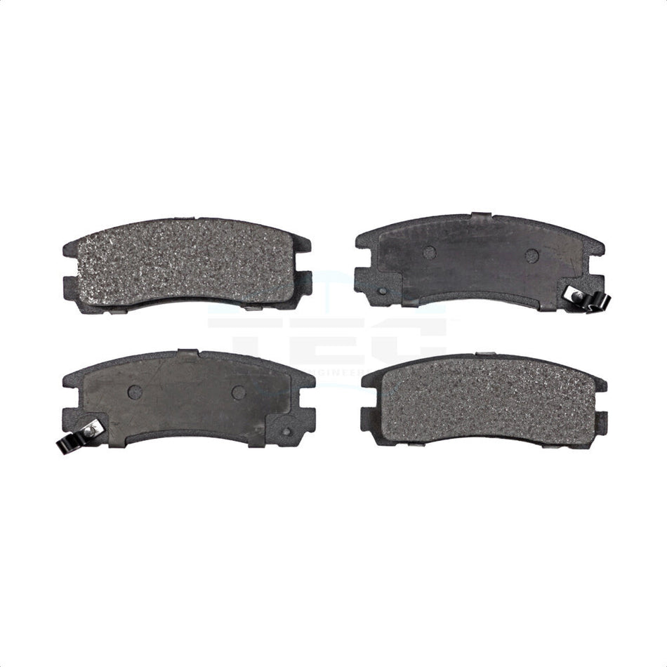 Rear Ceramic Disc Brake Pads TEC-383 For Mitsubishi Galant Chrysler Sebring Eclipse Dodge Stratus 3000GT Stealth Avenger Eagle Talon Diamante Summit Plymouth Colt Expo LRV Sigma by TEC