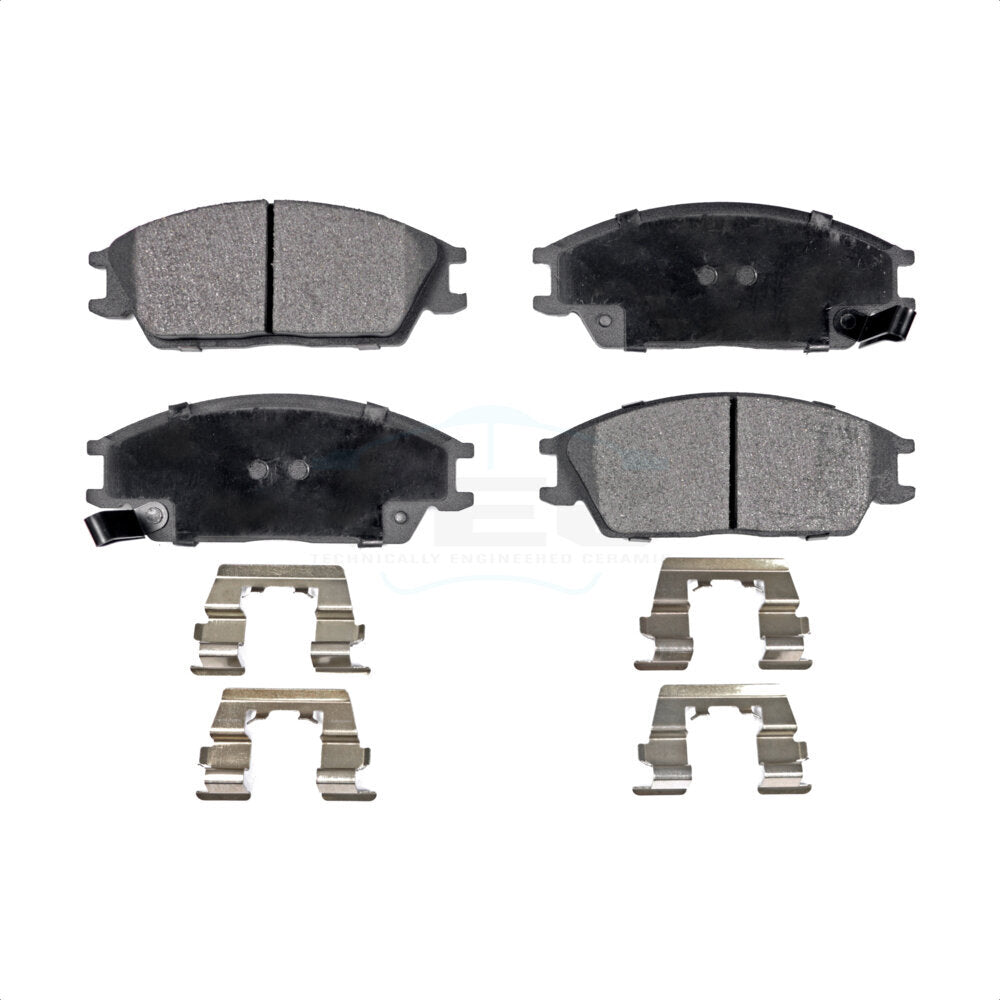 Front Ceramic Disc Brake Pads TEC-440 For Hyundai Accent Excel Scoupe Mitsubishi Precis Stellar by TEC