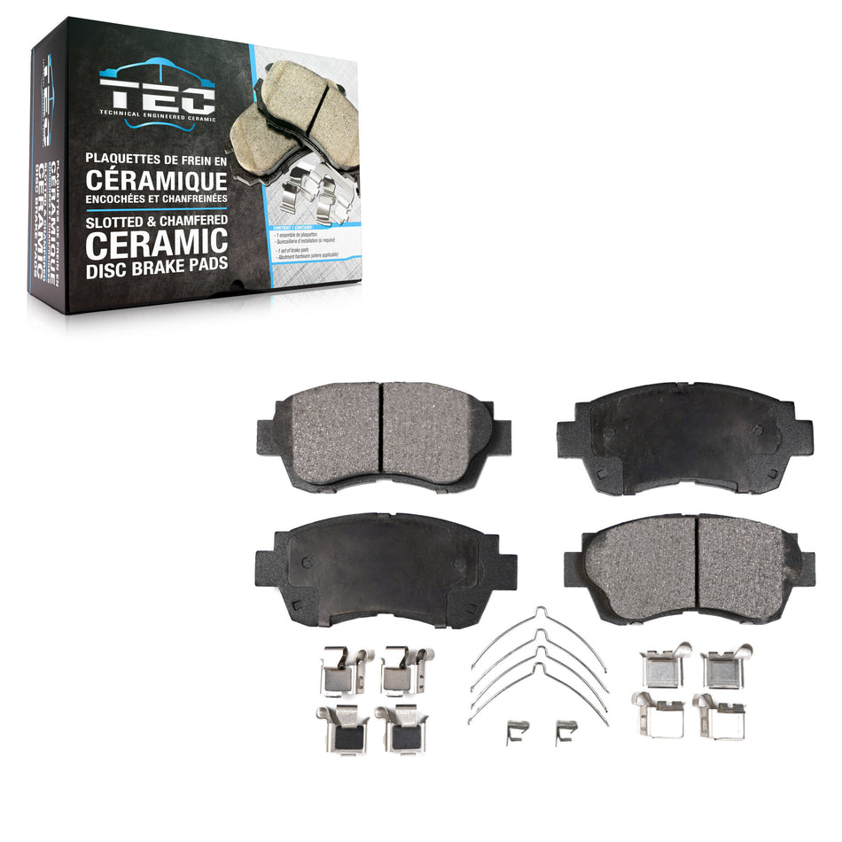 Front Ceramic Disc Brake Pads TEC-476 For Toyota Camry Sienna Lexus Avalon Celica ES300 LS400 SC300