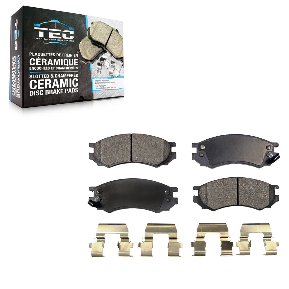 Front Ceramic Disc Brake Pads TEC-507 For Saturn SL1 SC1 SL2 SC2 SL SW2 SW1 SC