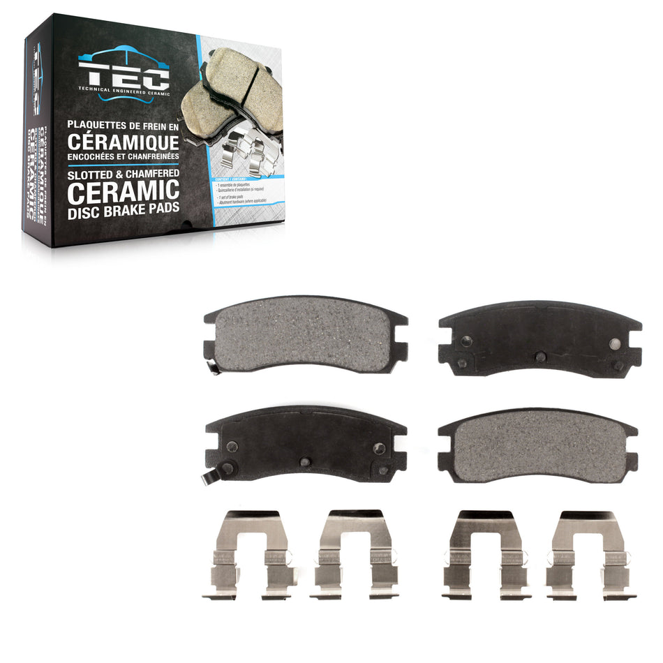Rear Ceramic Disc Brake Pads TEC-508 For Chevrolet Impala Buick Pontiac Grand Am Oldsmobile Century