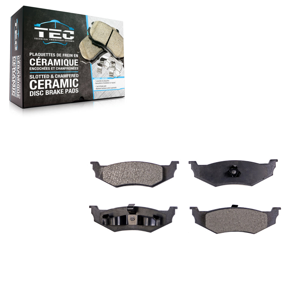 Rear Ceramic Disc Brake Pads TEC-641 For Chrysler PT Cruiser Sebring Dodge Neon Intrepid Concorde