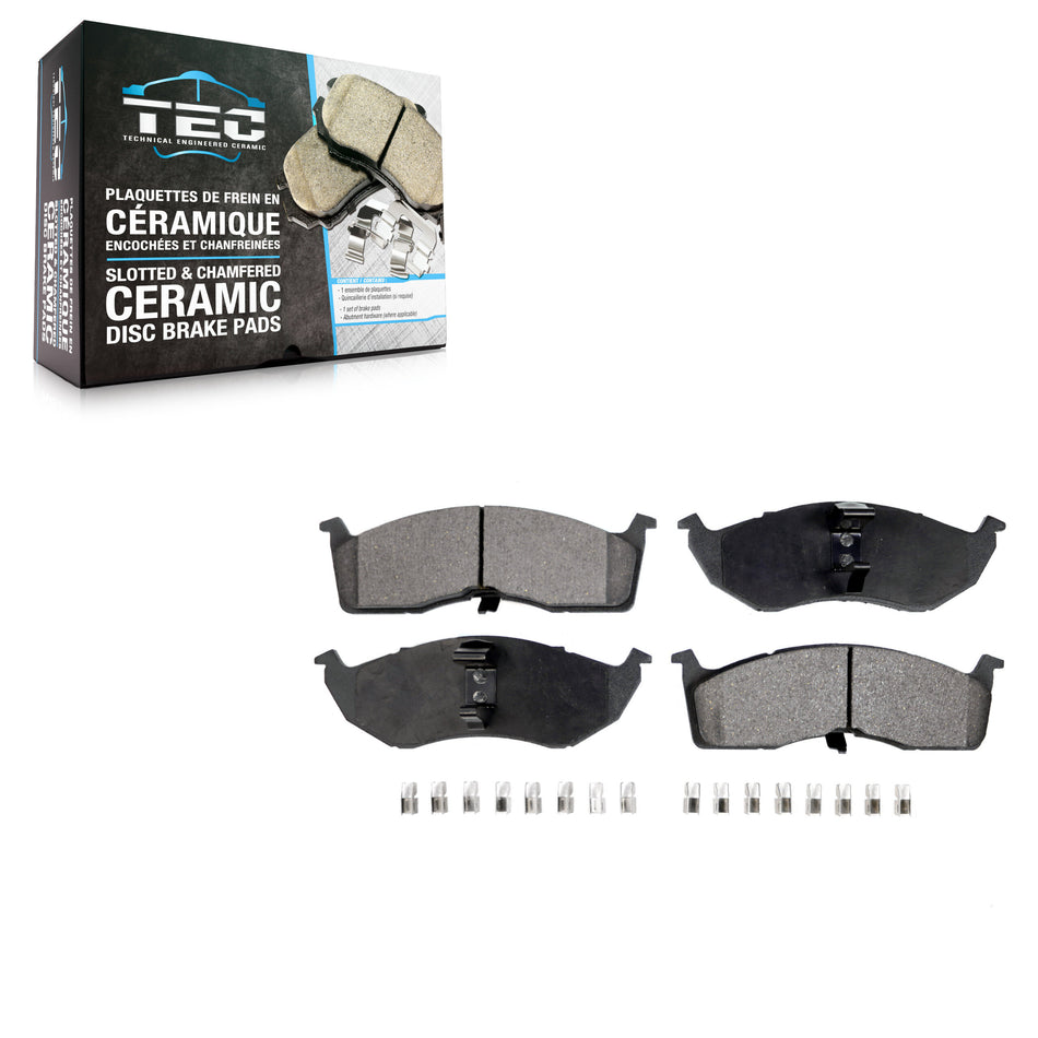 Front Ceramic Disc Brake Pads TEC-642 For Neon Dodge Chrysler Plymouth SX 2.0
