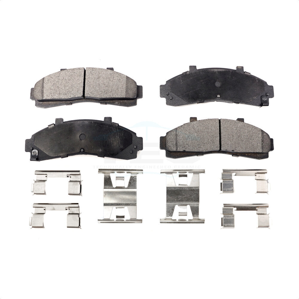 Front Ceramic Disc Brake Pads TEC-652 For Ford Ranger Explorer Mazda Mercury Mountaineer B3000 B2300 B2500 B4000 by TEC