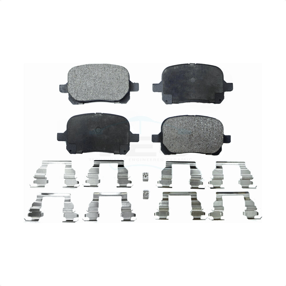 Front Ceramic Disc Brake Pads TEC-707 For Toyota Camry Avalon Lexus RX300 ES300 Solara by TEC