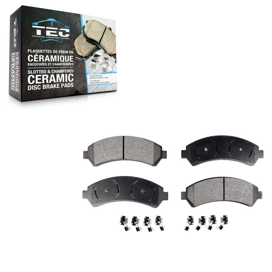 Front Ceramic Disc Brake Pads TEC-726 For Chevrolet GMC Blazer Jimmy S10 Sonoma Isuzu Hombre Bravada
