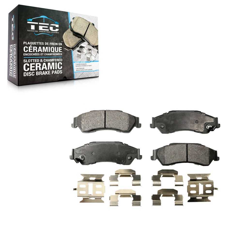 Rear Ceramic Disc Brake Pads TEC-729 For Chevrolet GMC Blazer S10 Jimmy Sonoma Isuzu Hombre Bravada