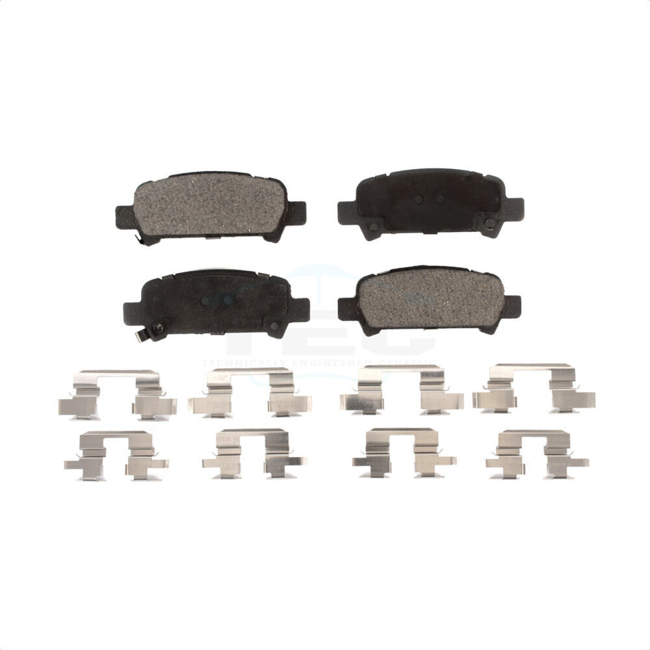 Rear Ceramic Disc Brake Pads TEC-770 For Subaru Outback Forester Legacy Impreza Baja by TEC