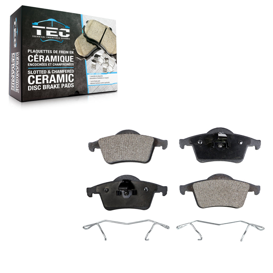 Rear Ceramic Disc Brake Pads TEC-795 For Volvo S60 XC70 V70 S80 S70