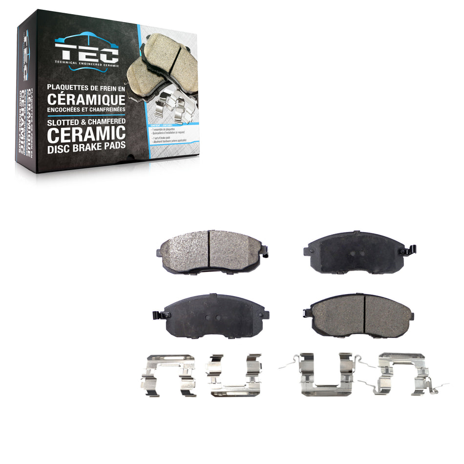 Front Ceramic Disc Brake Pads TEC-815 For Nissan Sentra Altima Versa Juke Suzuki SX4 INFINITI G35