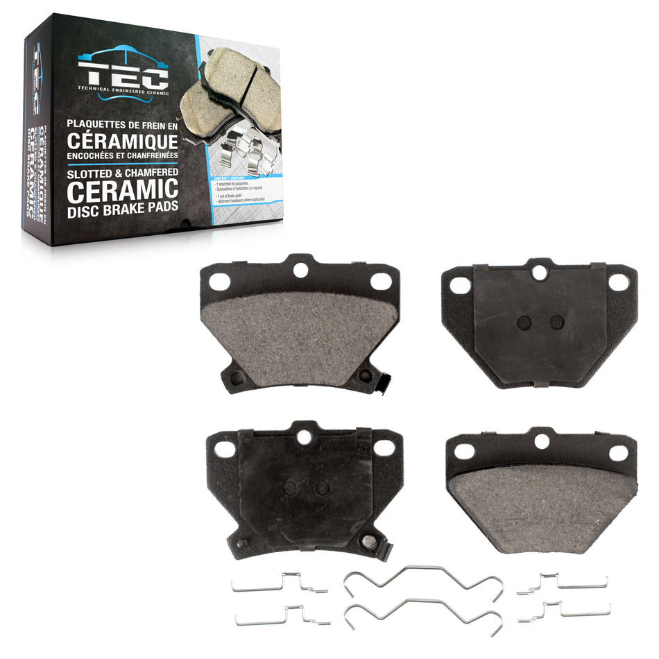 Rear Ceramic Disc Brake Pads TEC-823 For Toyota Corolla Matrix Pontiac Vibe Celica