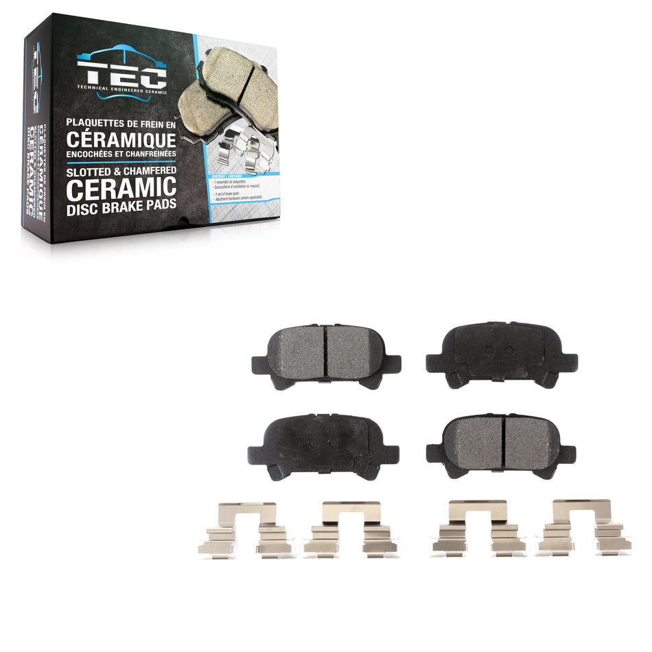 Rear Ceramic Disc Brake Pads TEC-828 For Toyota Camry Solara Avalon