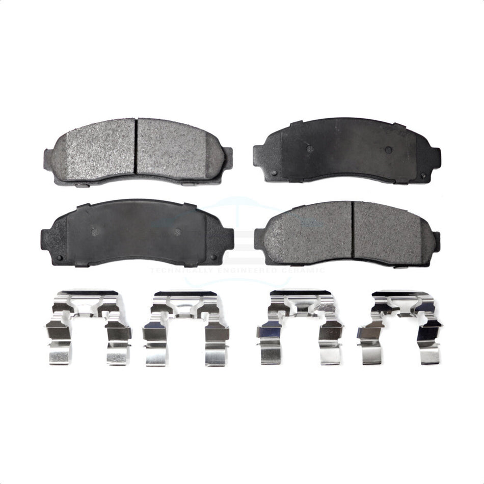 Front Ceramic Disc Brake Pads TEC-833 For Ford Ranger Explorer Saturn Vue Sport Trac Chevrolet Equinox Mercury Mountaineer Pontiac Torrent Mazda B2300 B3000 B4000 by TEC