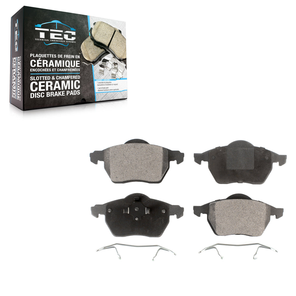 Front Ceramic Disc Brake Pads TEC-840 For Audi A4 Quattro Volkswagen Passat A6 RS6 S6 S4