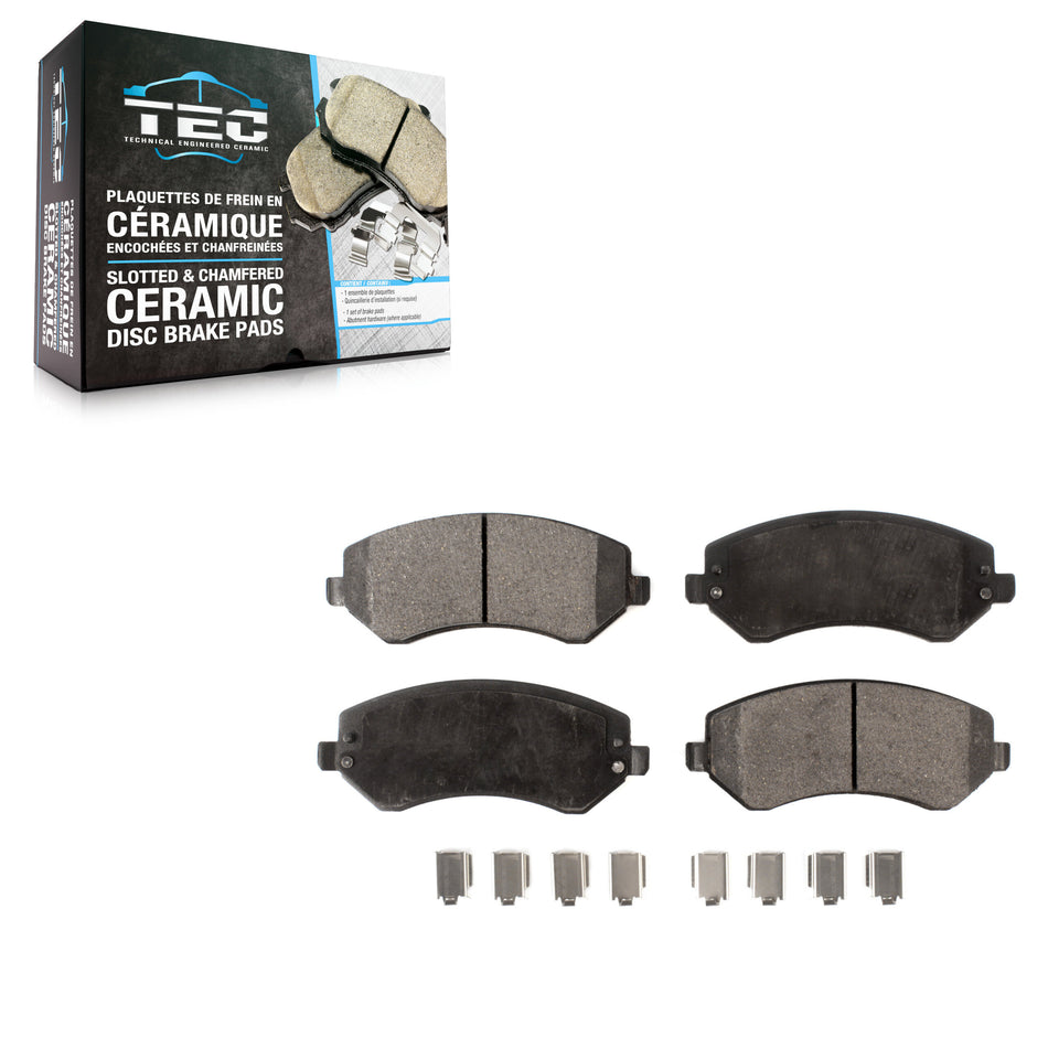 Front Ceramic Disc Brake Pads TEC-856 For Dodge Caravan Jeep Liberty Grand Chrysler Town & Country
