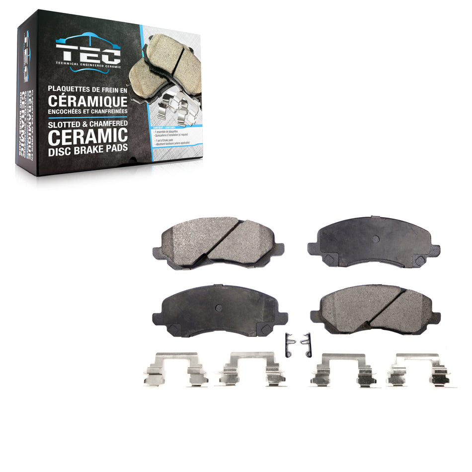 Front Ceramic Disc Brake Pads TEC-866 For Mitsubishi Jeep RVR Outlander Lancer Patriot Chrysler 200