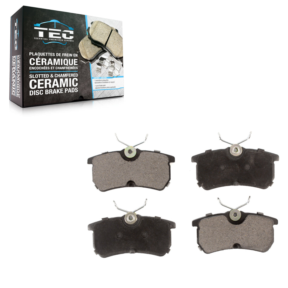 Rear Ceramic Disc Brake Pads TEC-886 For Ford Focus Fiesta