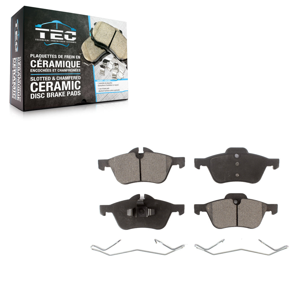 Front Ceramic Disc Brake Pads TEC-939 For 2002-2008 Mini Cooper With 276mm Diameter Rotor