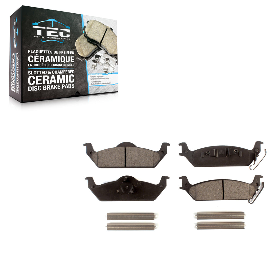 Rear Ceramic Disc Brake Pads TEC-963 For 2002-2004 Dodge Dakota