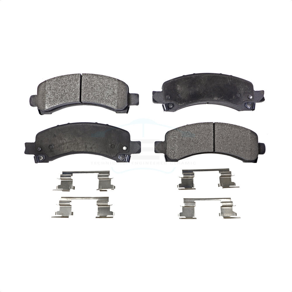 Rear Ceramic Disc Brake Pads TEC-974 For Chevrolet Express 3500 2500 GMC Savana 4500 by TEC