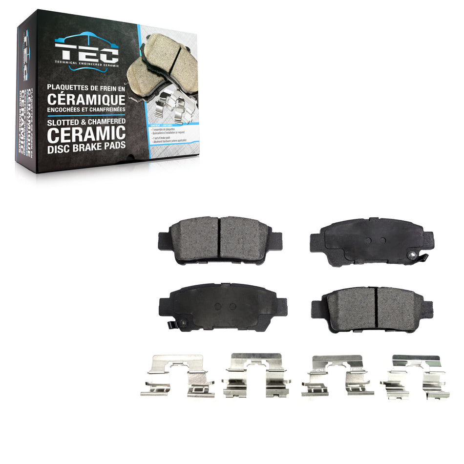 Rear Ceramic Disc Brake Pads TEC-995 For 2004-2010 Toyota Sienna